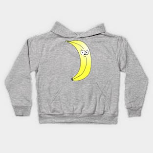 Cute Happy Banana Doodle Kids Hoodie